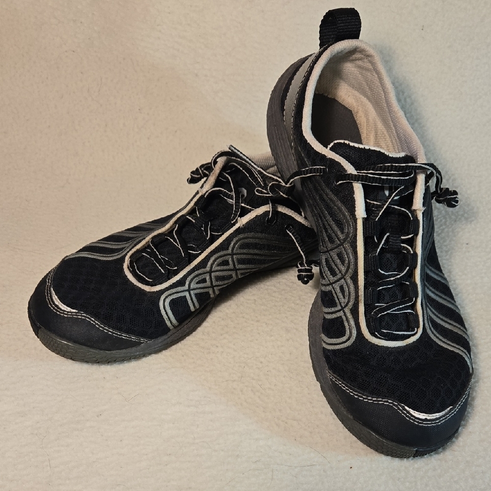 Merrell Black and White Athletic Shoes